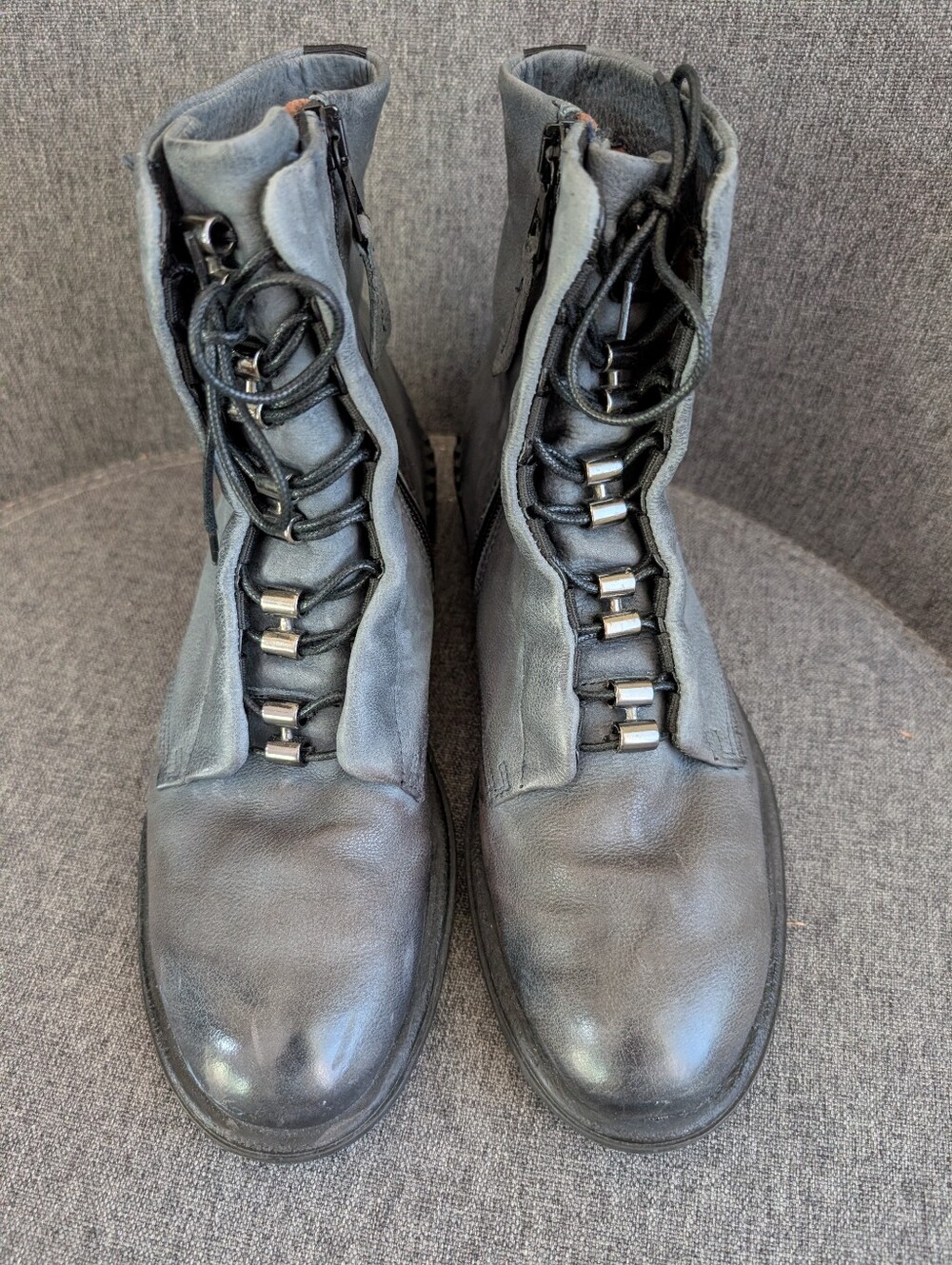 MJUS Lace-Up Combat Boots - Picture 3 of 7